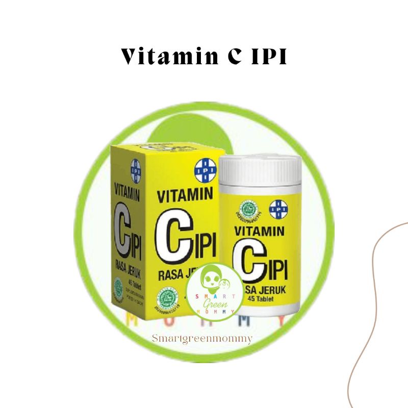 VITAMIN C IPI 90 TABLET HISAP RASA LEMON CIPI C IPI vitamin 50mg