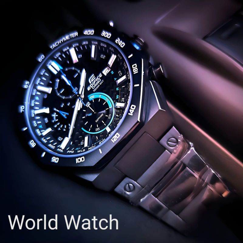 Jam Tangan Pria Merk Casio Edifice Type EQW-A2100 Original Bm Free Box