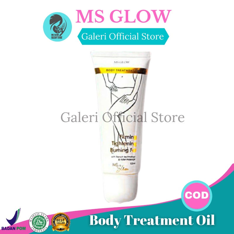 MS Slim MS Glow Beauty Pelangsing Badan Perut Ampuh Herbal Capsule Body Treatment Oil Beauty Officia