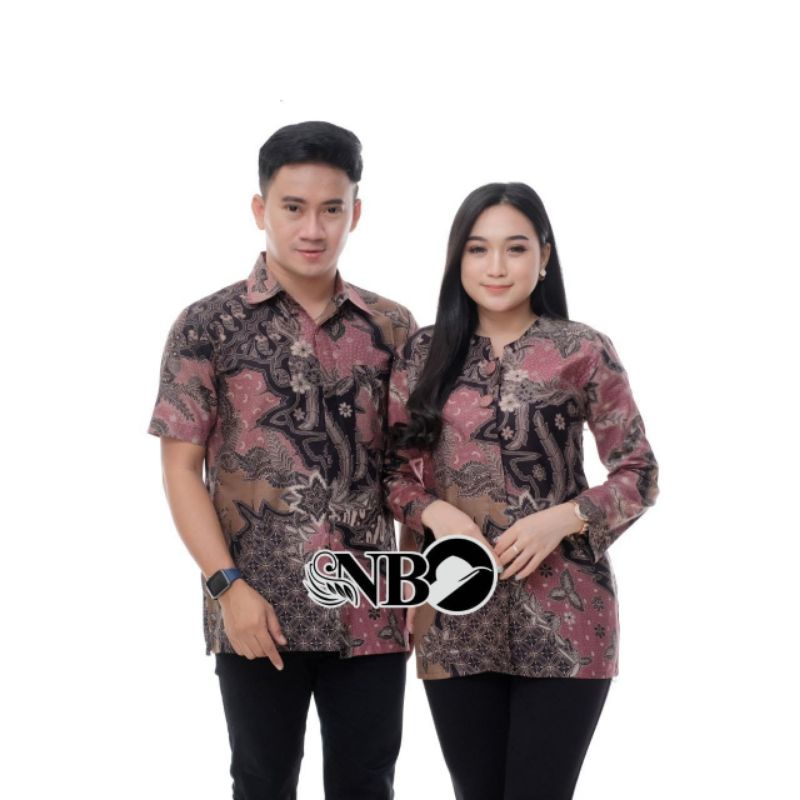 12.12 Maura Couple - Sania Ruffle Batik Couple Ori Ndoro Jowi DNT Garansi Termurah Shopee - SHOPASHOP SOLO