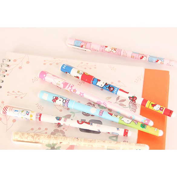 

PULPEN GEL - SET HELLO KITTY - 0.38mm BLACK / COLORFUL