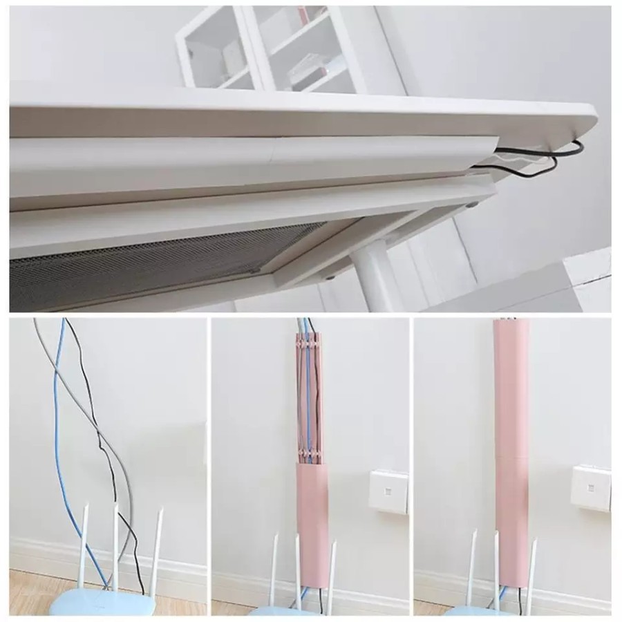 NA - Cover Kabel Dinding Lantai Universal Cable Organizer Duct Ties 479