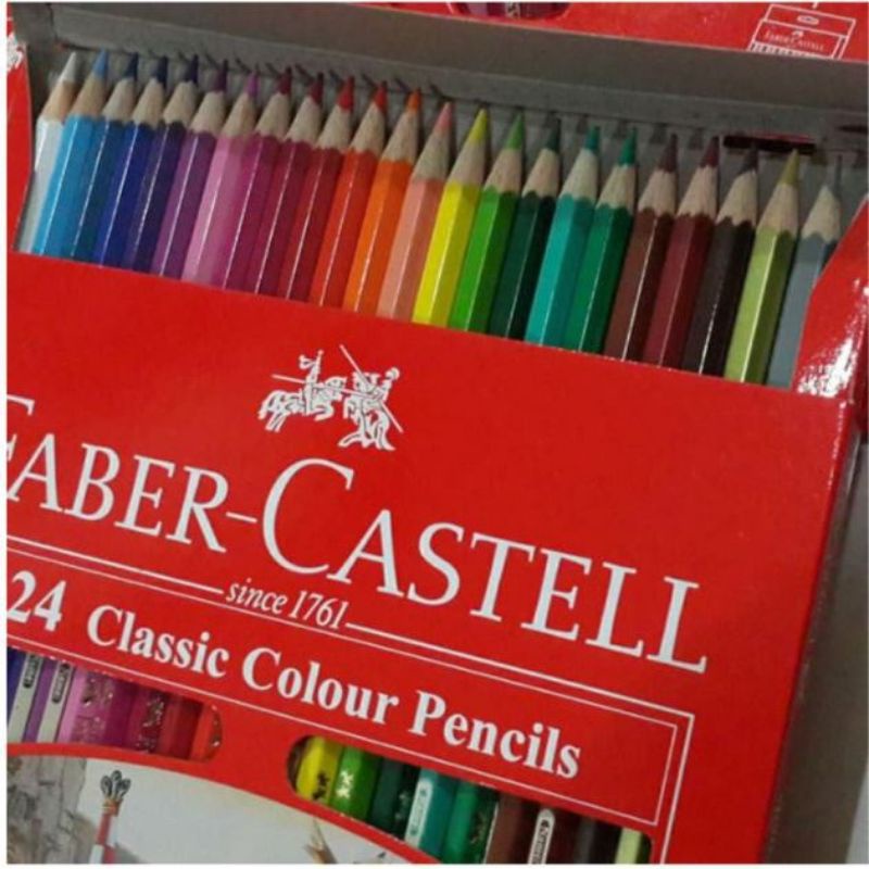Pensil Warna Faber-Castell 24 Classic Colour Pencils