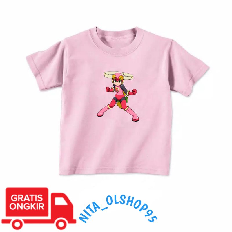 baju anak megaman , baju anak karakter , Mega man