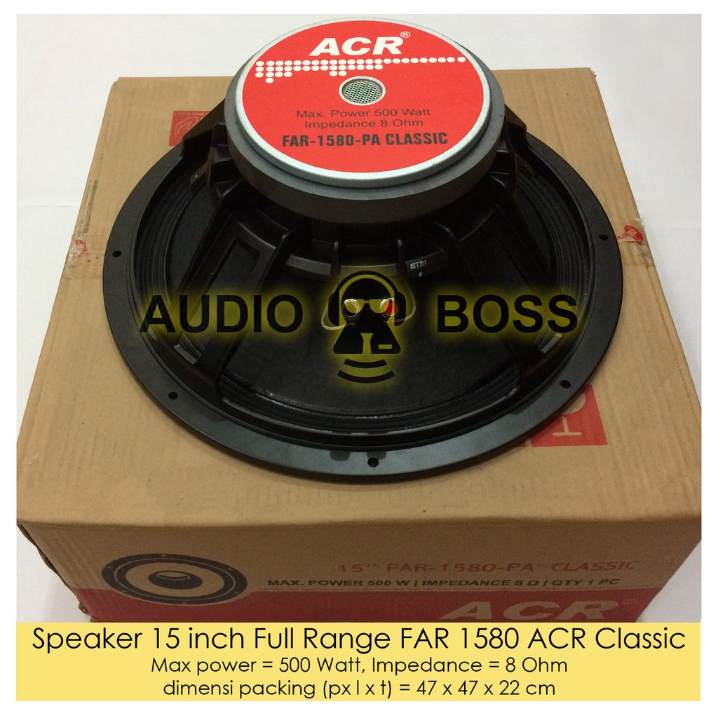 speaker acr full range 15 inch