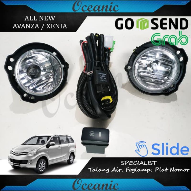 FOGLAMP LAMPU KABUT ALL NEW AVANZA XENIA GRAND AVANZA XENIA GREAT XENIA VELOZ 2012 2013 2016 2019
