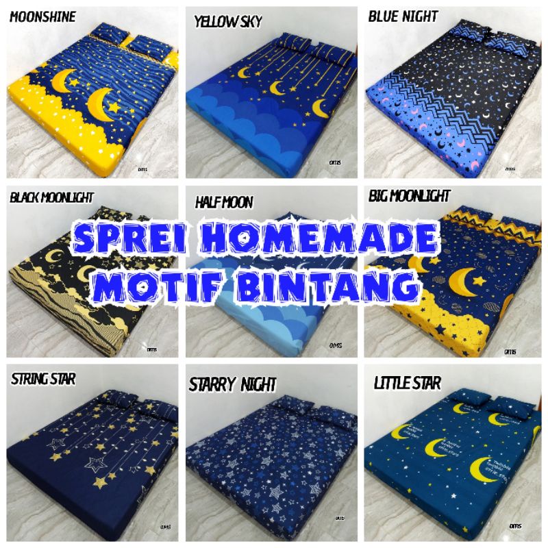 SEPREI  HOMEMADE UKURAN 120.160.180 sarung bantal gulinh