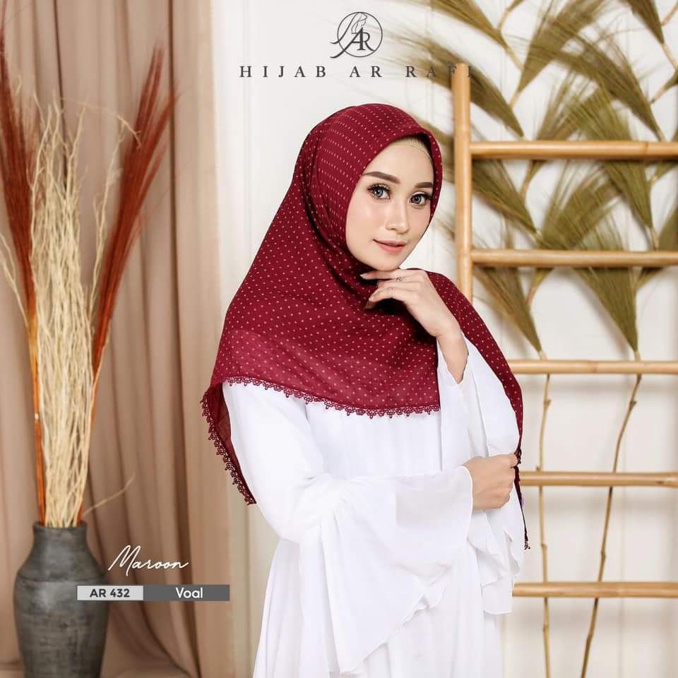 AR 432 Segi Empat (Original Hijab Arrafi)