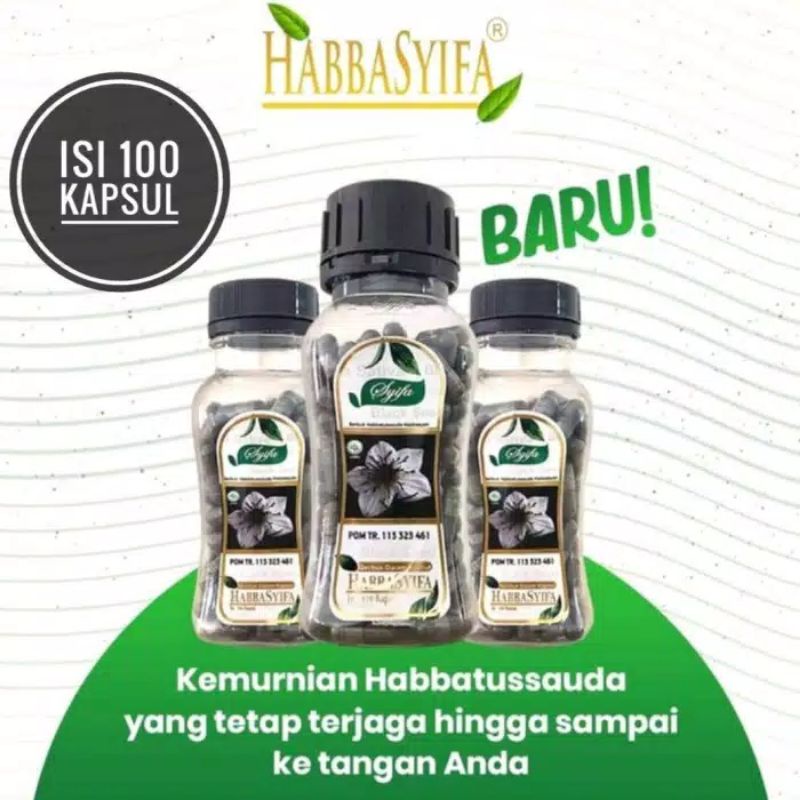 Habbasyifa Habbatussauda Serbuk Kapsul Jinten Hitam