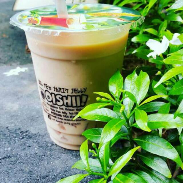 

Teh tarik jelly OISHII kemasan cup