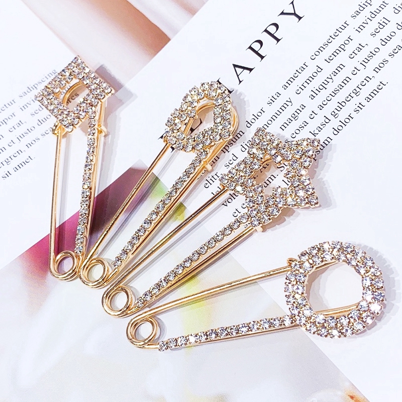 Bros Korea Mutiara bros Berlian Brooch Aksesoris Bros Pin-8