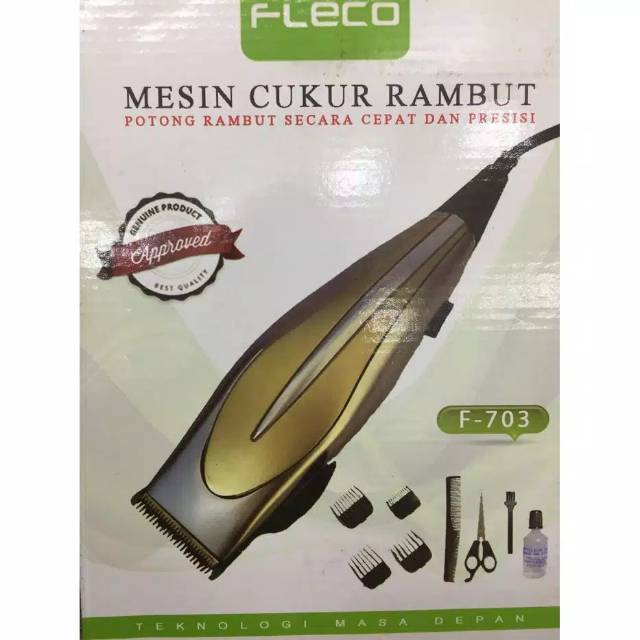 FLECO F-703 MESIN CUKUR RAMBUT / HAIR CLIPPER