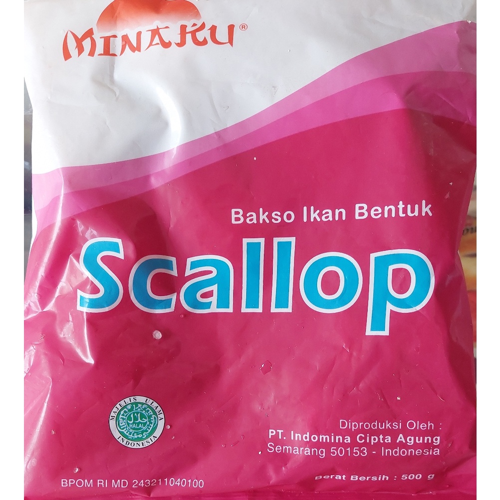 

MINAKU SCALLOP 500g (BAKSO IKAN)