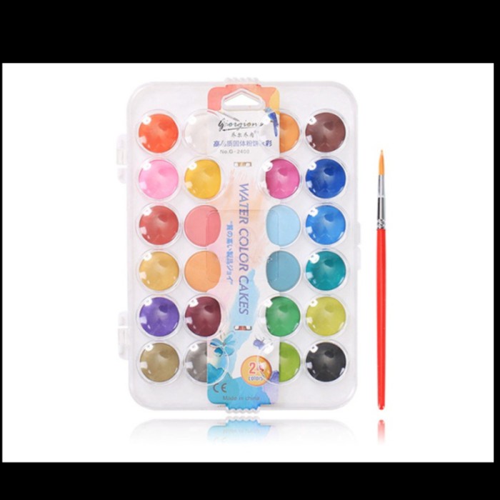 

Aman Giorgione Watercolor Cake Set 12/24/36 Colors Berkualitas