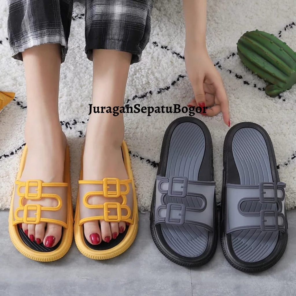 Sandal Jelly Import VANILLA  217 /  Selop Karet CEWEK COWOK