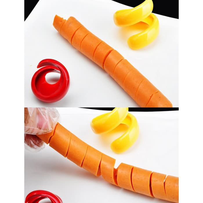 Hot dog slicer - hotdog cutter - alat potong sosis spiral - SHEEIRINE