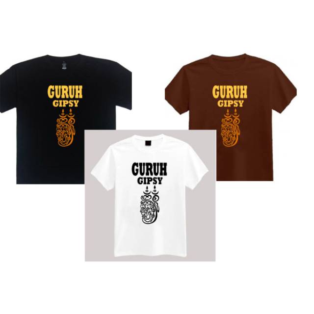 TSHIRT MUSIC BAND ZAMAN DULU JADUL CLASSIC GURUH GIPSY GURUH SOEKARNO PUTRA TSHIRT