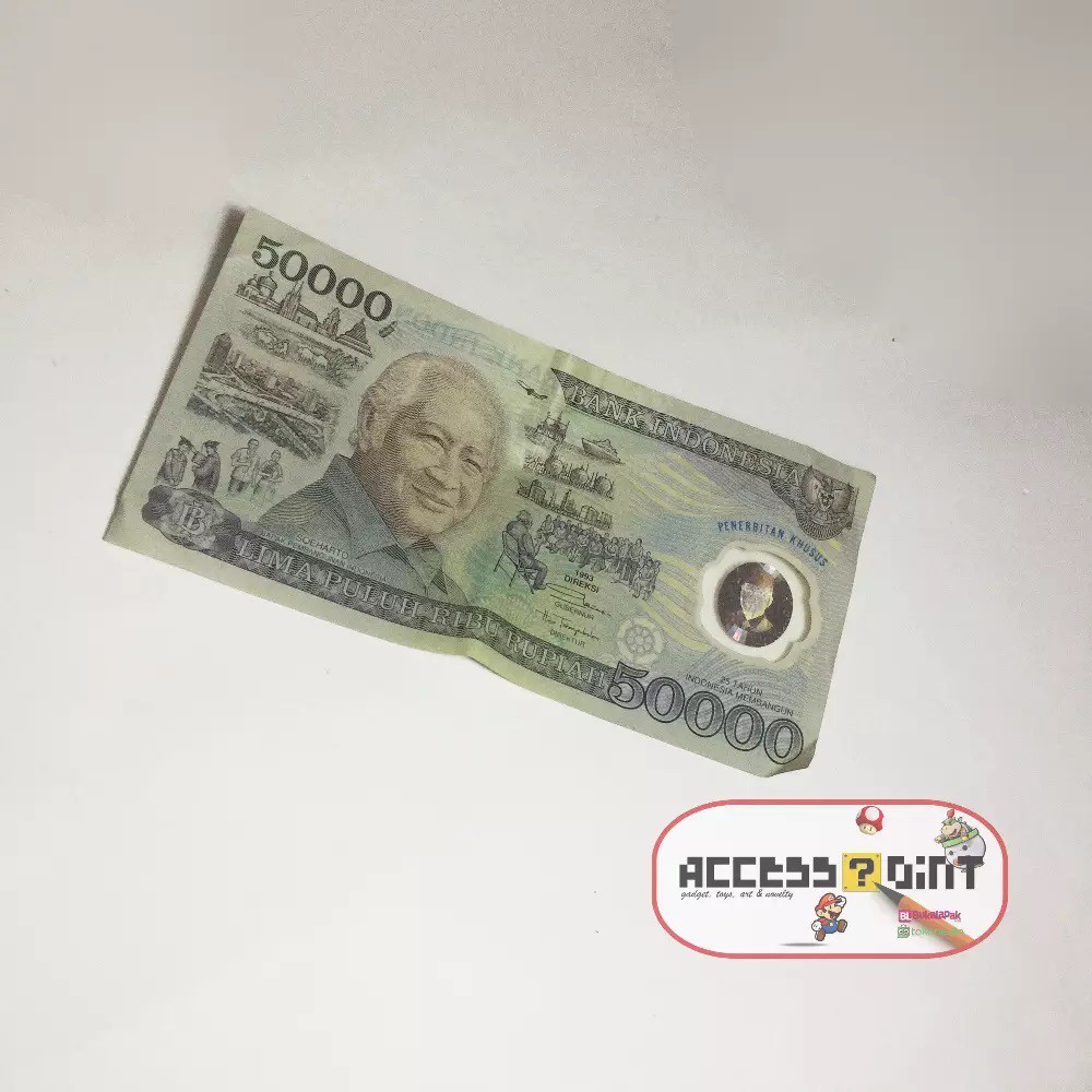 Uang Kuno 50000 Penerbitan Khusus Kolektor