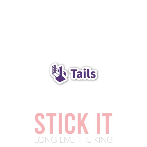 

Stiker sablon setrika DTF kaos baju sticker vinyl linux tails 17