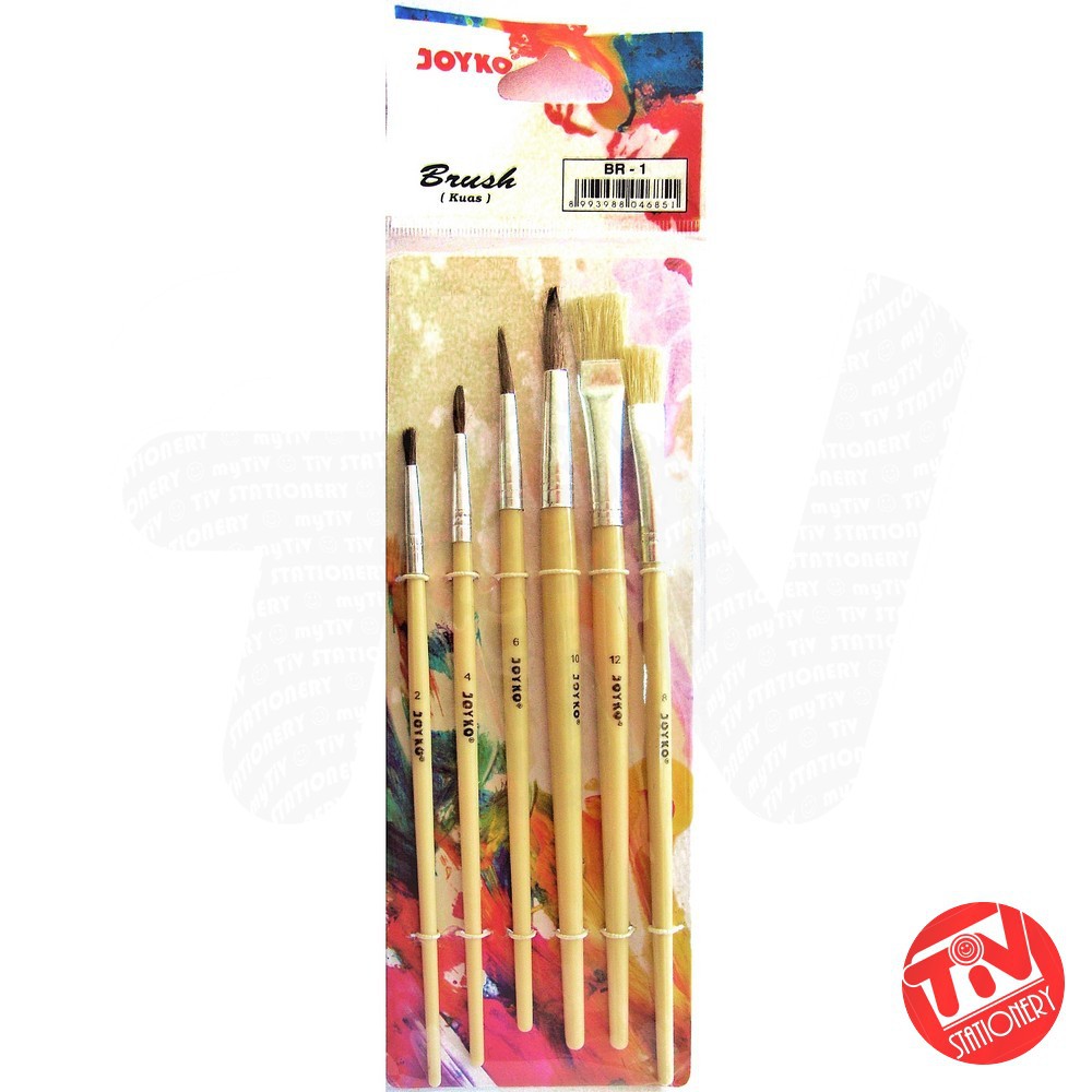 

Kuas Lukis Joyko BR-1 (1 set)