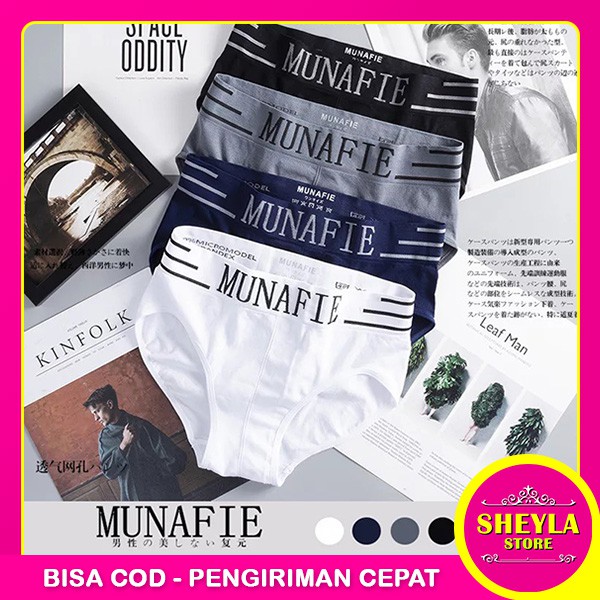 Celana Dalam Munafie Pria / CD Munafie Men UnderPants Underware Impor Premium / TS-63