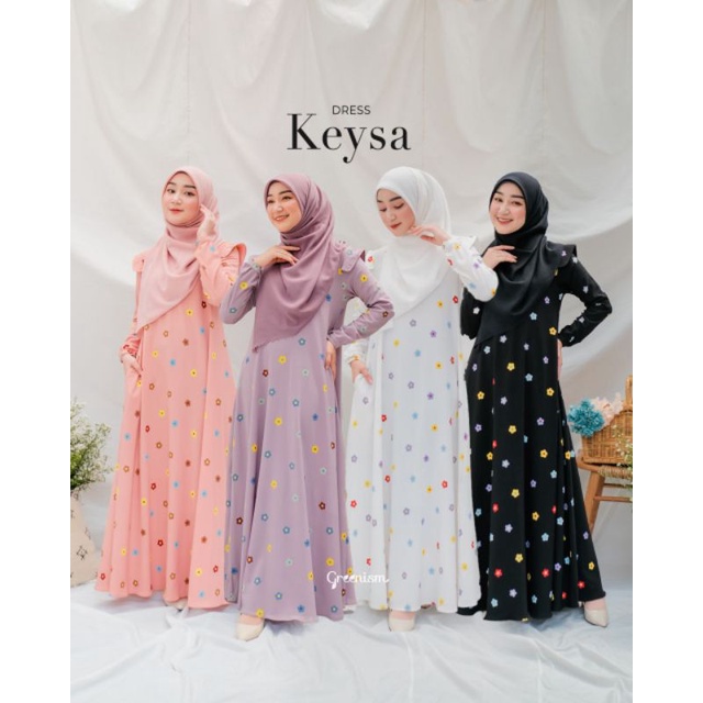 KEYSA DRESS BY GREENISM/KEYSA DRESS GREENISM/ DRESS KEYSA GREENISM/DRESS GREENISM/GAMIS GREENISM