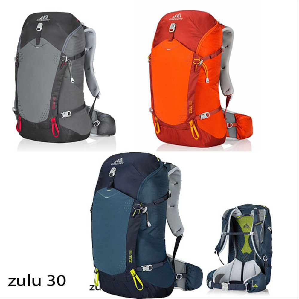 Tas GREGORY ZULU 30 Lt Hiking Outdoor Carrier Ransel Backpack -