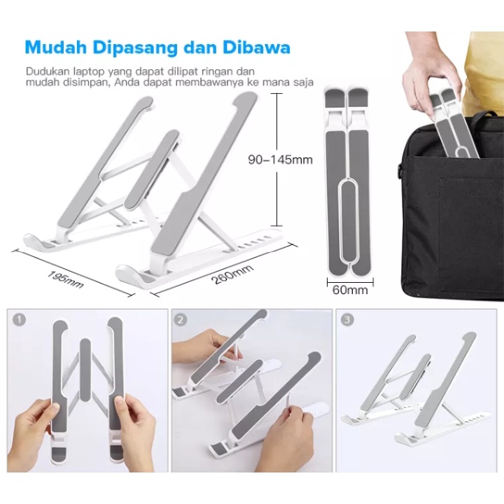 Laptop Stand Holder Lipat P1 Dudukan Laptop