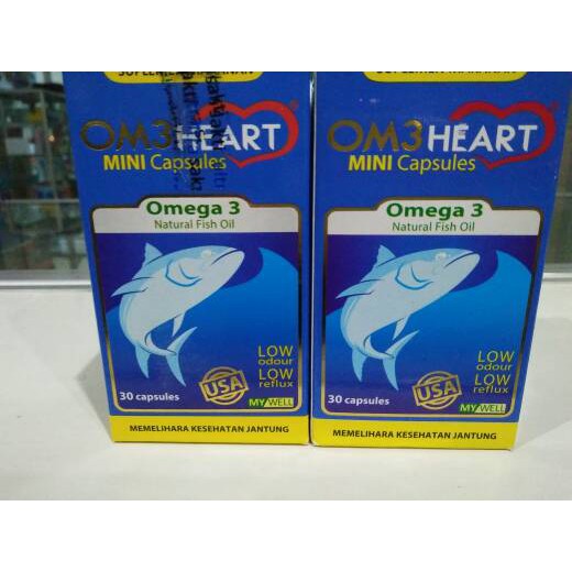 OME HEART 30'S / Minyak Ikan / Omega-3 / Suplemen Makanan