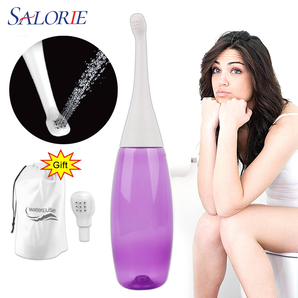 Salorie Botol Spray Bidet 450ml Higienis Portable Genggam Tangan Untuk Wanita Hamil