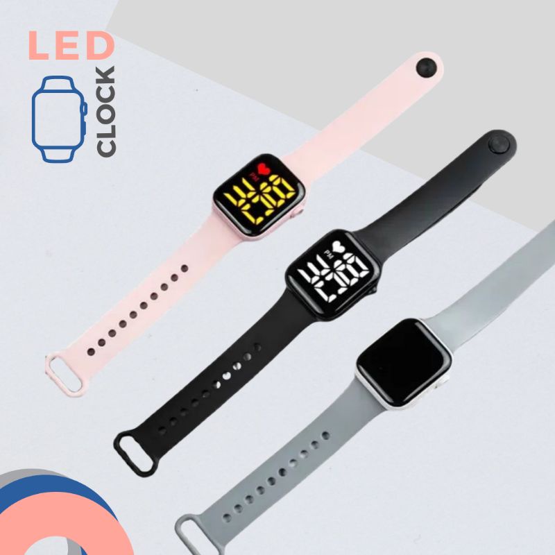 Jam Tangan LED model Iphone watch
