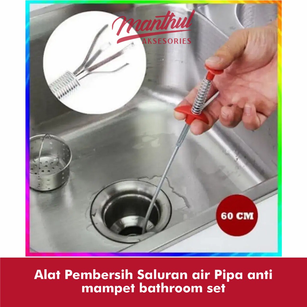 Alat Pembersih Saluran air Pipa anti mampet bathroom set