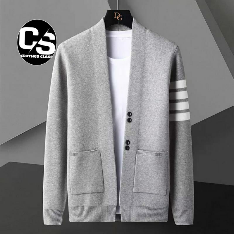 Cardigan Pria Cardigan Rajut Pria Slimfit Premium