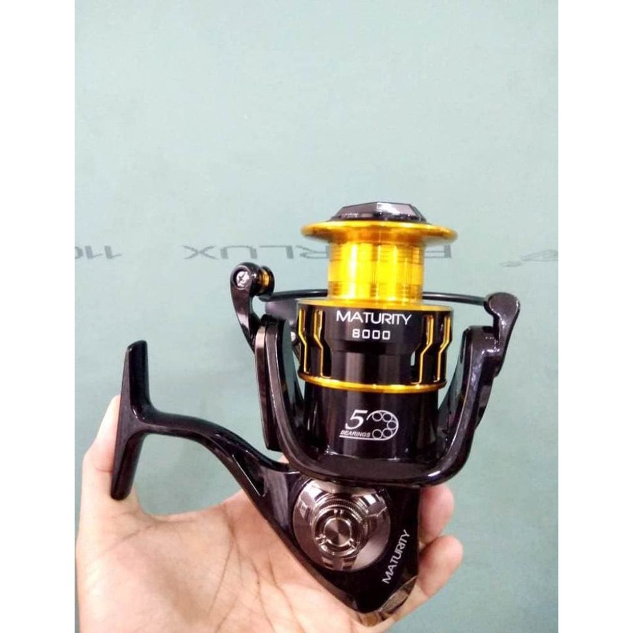 Reel Pancing - Reel Pancing Ryobi Maturity 8000 + power handle 5bb - Alat Pancing - Rell Panicng