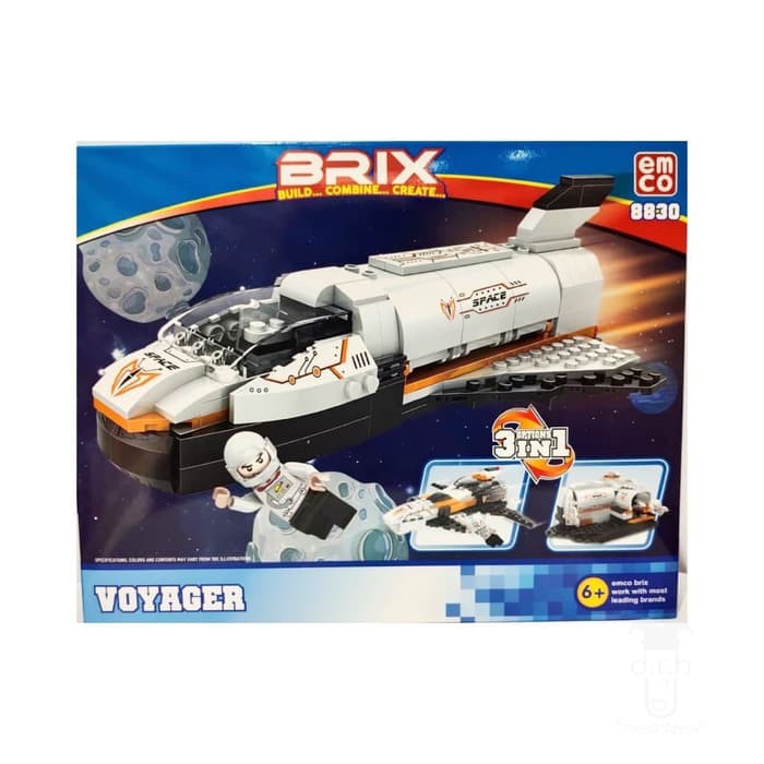 LEGO EMCO BRIX 3 IN 1 VOYAGER 8830 MAINAN LEGO BRICKS ORIGINAL MURAH