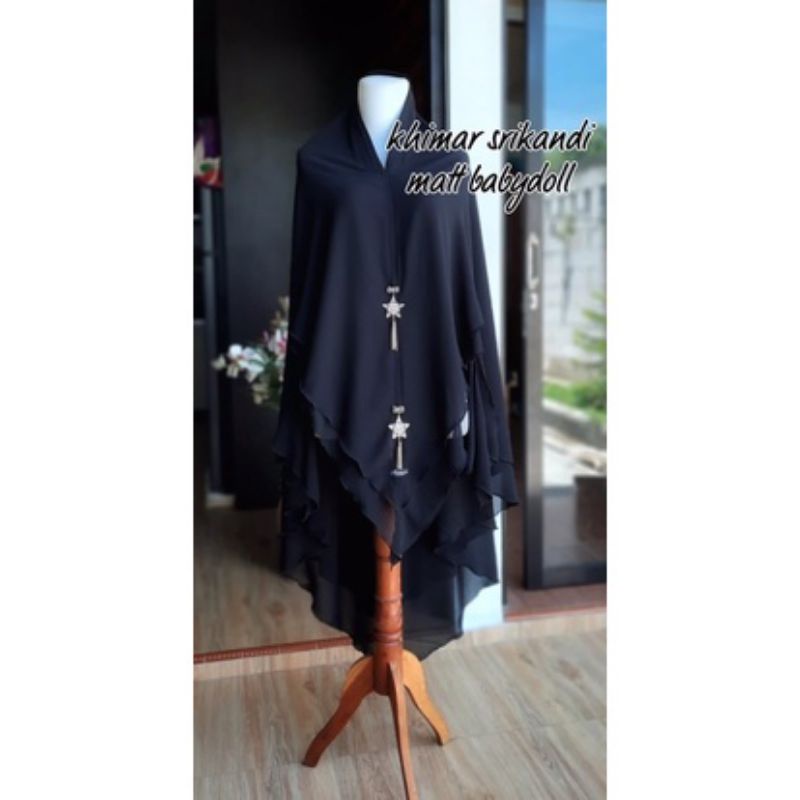 Jilbab syari jumbo bahan ceruty baby doll jilbab temboro