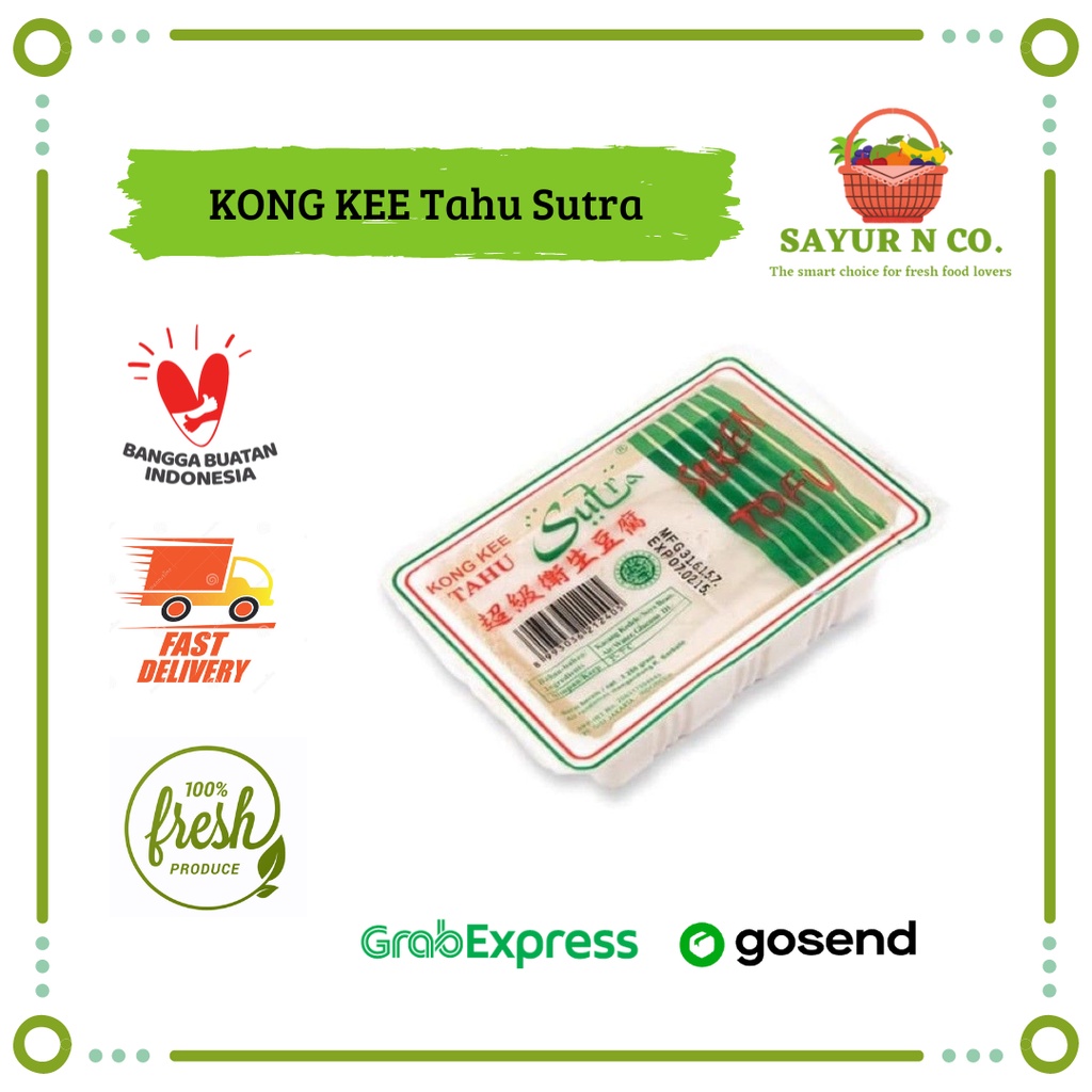 

KONG KEE Tahu Sutra - Silken Tofu 250gr | Sayur N Co Bekasi