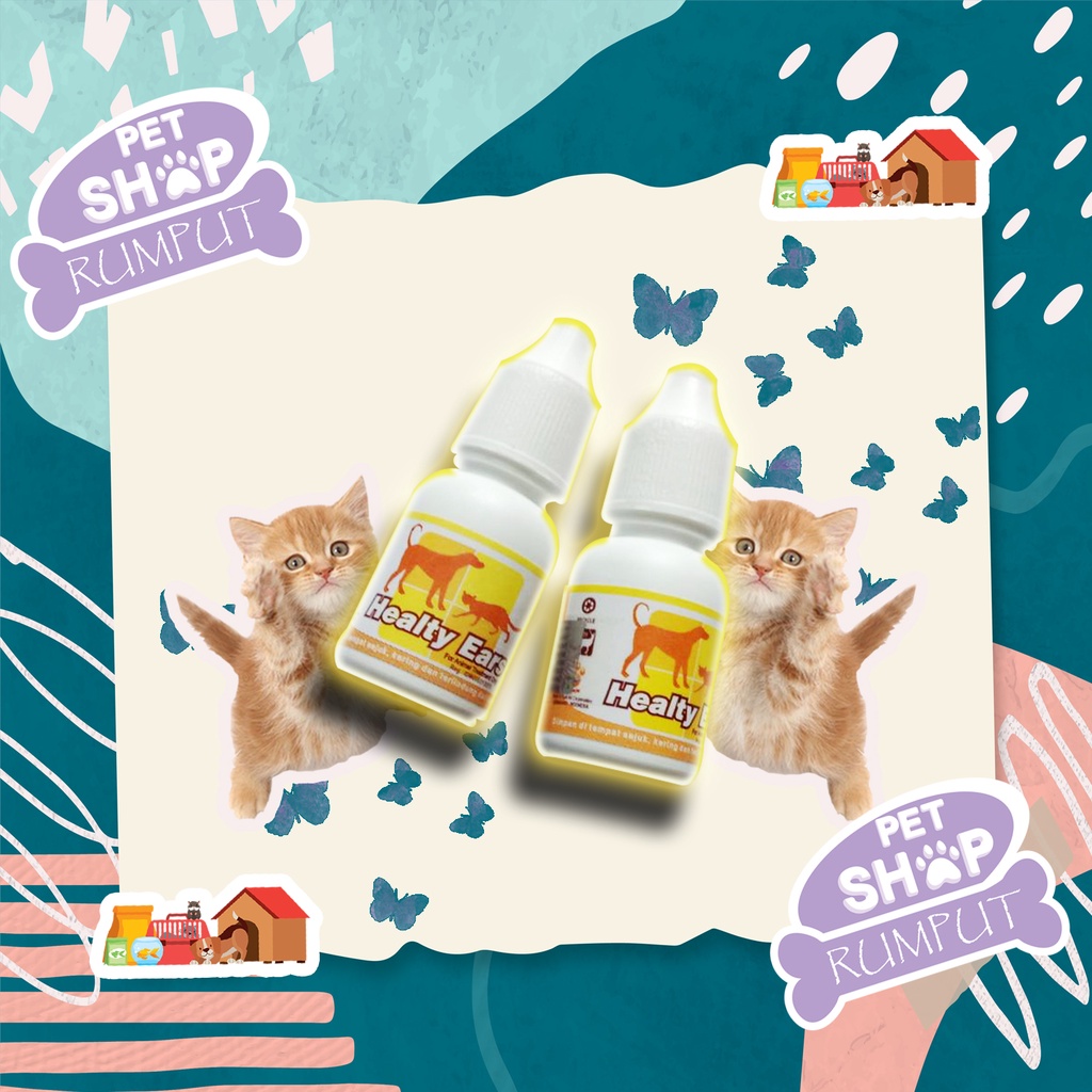 HEALTY EARS OBAT TETES KUPING UNTUK NJING DAN KUCING