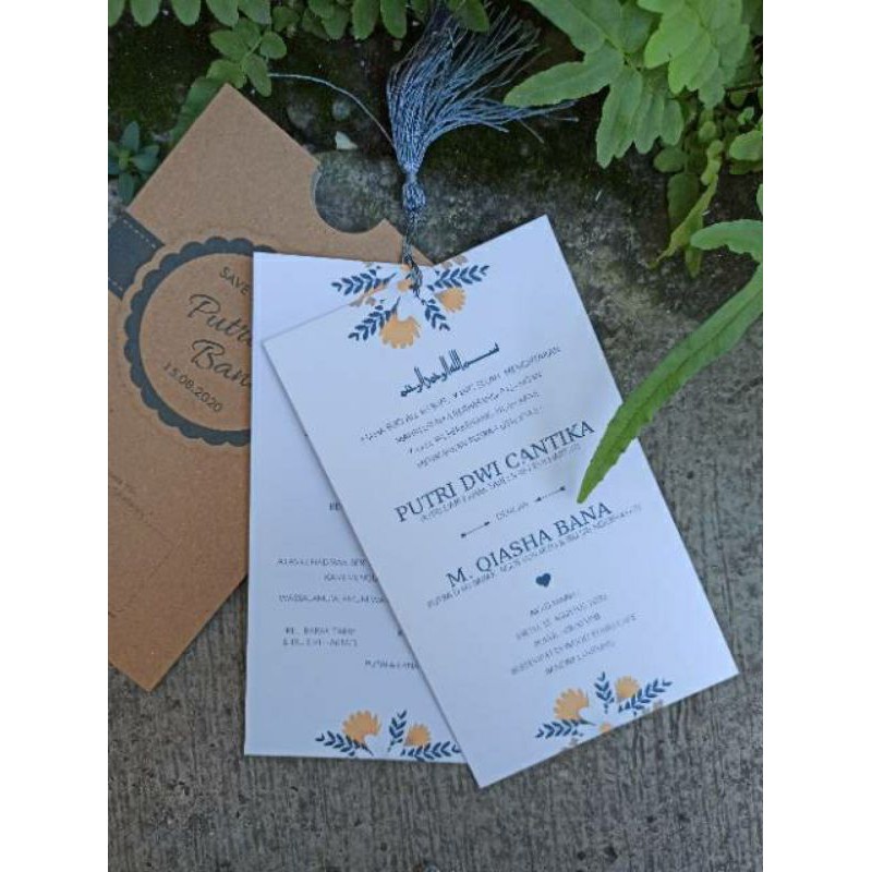 UNDANGAN RUSTIC UNDANGAN PERNIKAHAN ELEGAN UNDANGAN PERNIKAHAN MURAH