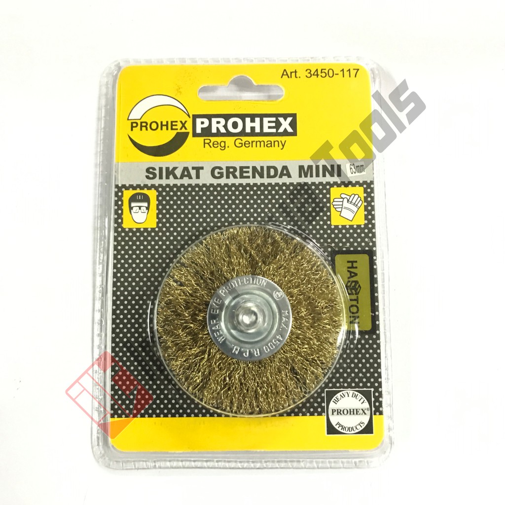 PROHEX 3450-117 Mata Bor Sikat Kawat 63 mm HASSTON Mini