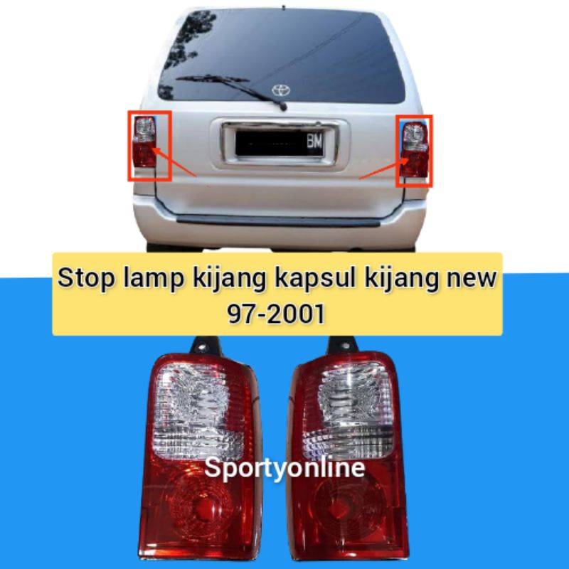 lampu Stop lamp lampu stop belakang kijang new kijang efi kijang krista 97-2001 kristal kg813