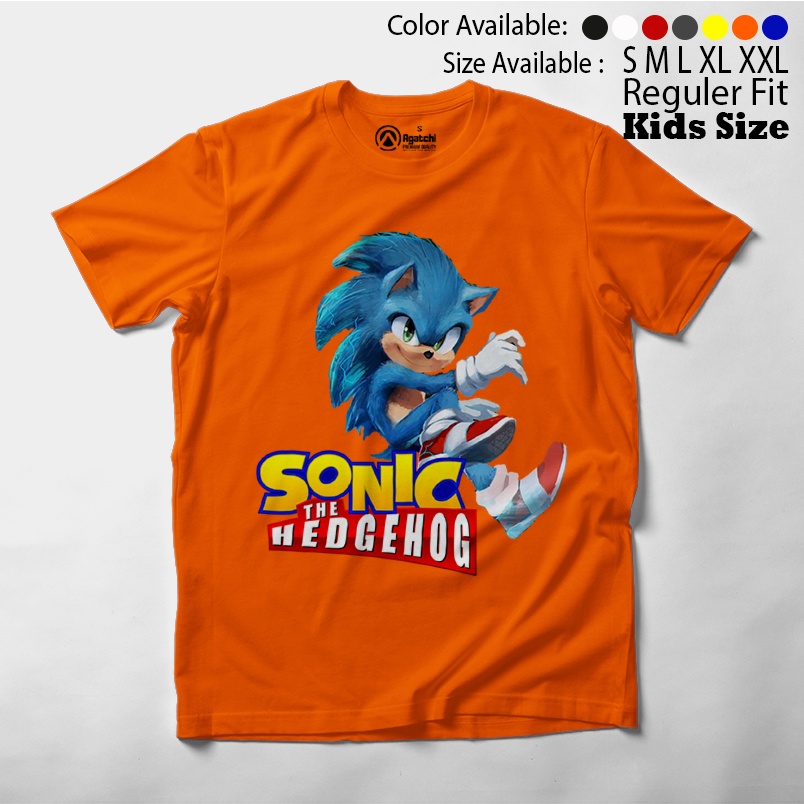 Baju Anak / Kaos Atasan Anak / Kids T Shirt Sonic Hedgehog