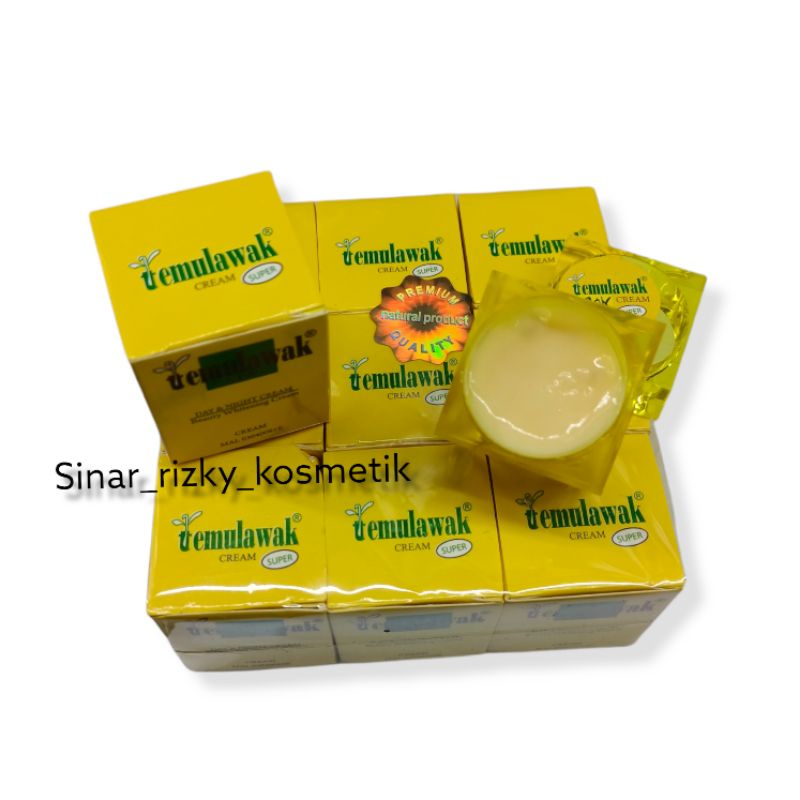 Cream Temulawak Super Siang Malam Natural Premium | ecer