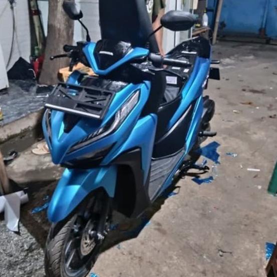 "MLG.25Ag21d" skotlet metalik doff biru muda, matt crome biru muda, satin biru muda