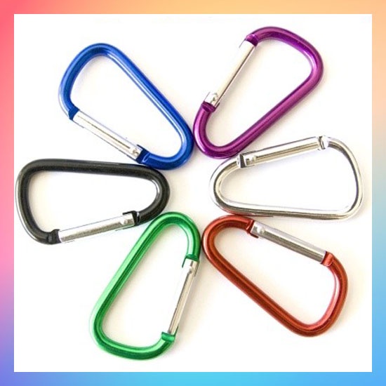 CARABINER GANTUNGAN KUNCI ALUMINIUM ALLOY / GANTUNGAN KUNCI SERBAGUNA / KARABINER KEY CHAIN MULTIFUNGSI