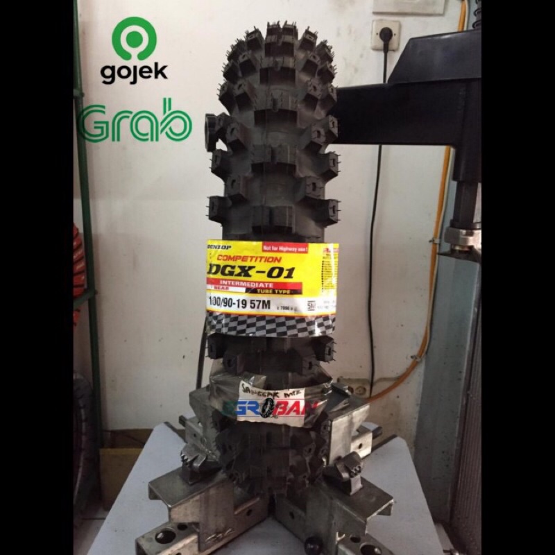 BAN DUNLOP DGX-01 RR 100/90-19 BAN CROSS KLX CRF BAN CROSS DUNLOP