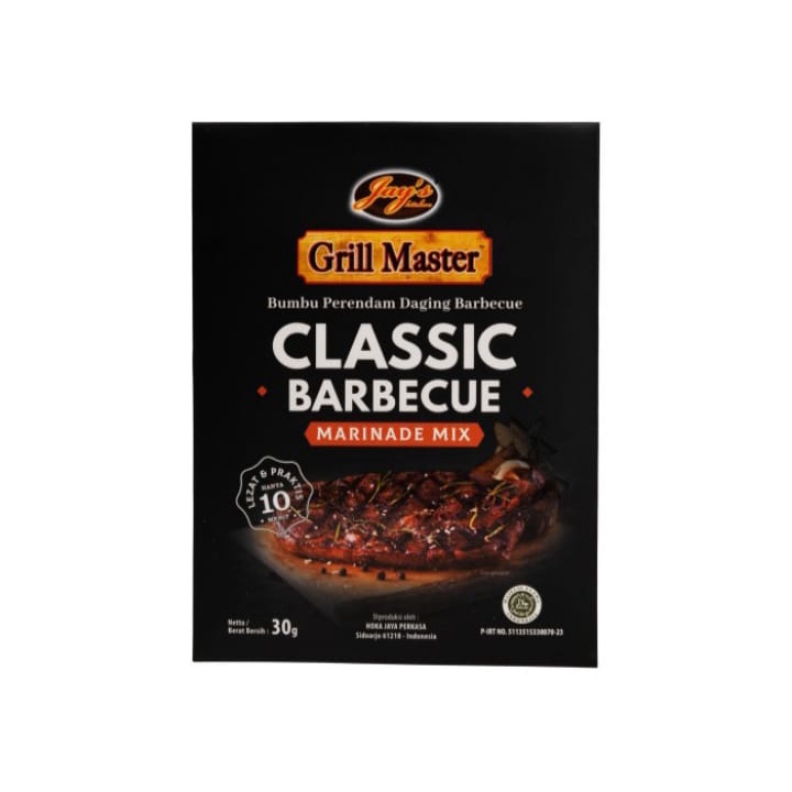 

GRILL MASTER CLASSIC BARBECUE MARINADE MIX