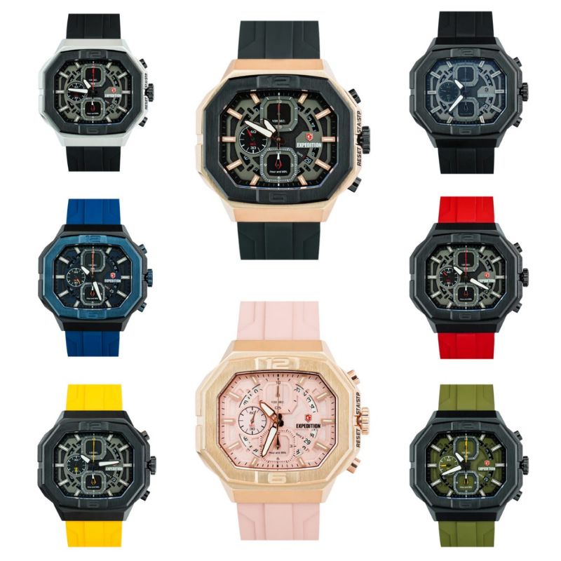 JAM TANGAN PRIA EXPEDITION E6813/e6813 RUBBER ORIGINAL