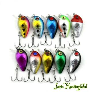 minnow lure umpan mancing - pancing ikan small crankbait fishing lure