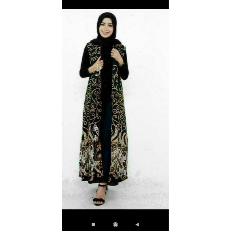 LONG CARDY BATIK motif MEGAMENDUNG BATIK MURAH 055